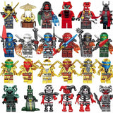 Ninjago Minifigures with Weapons Custom Toy Sets Building Blocks Deluxe Collectible Toys