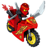 Ninjago Masters of Spinjitzu with Motorcycle Minifigure Custom Set