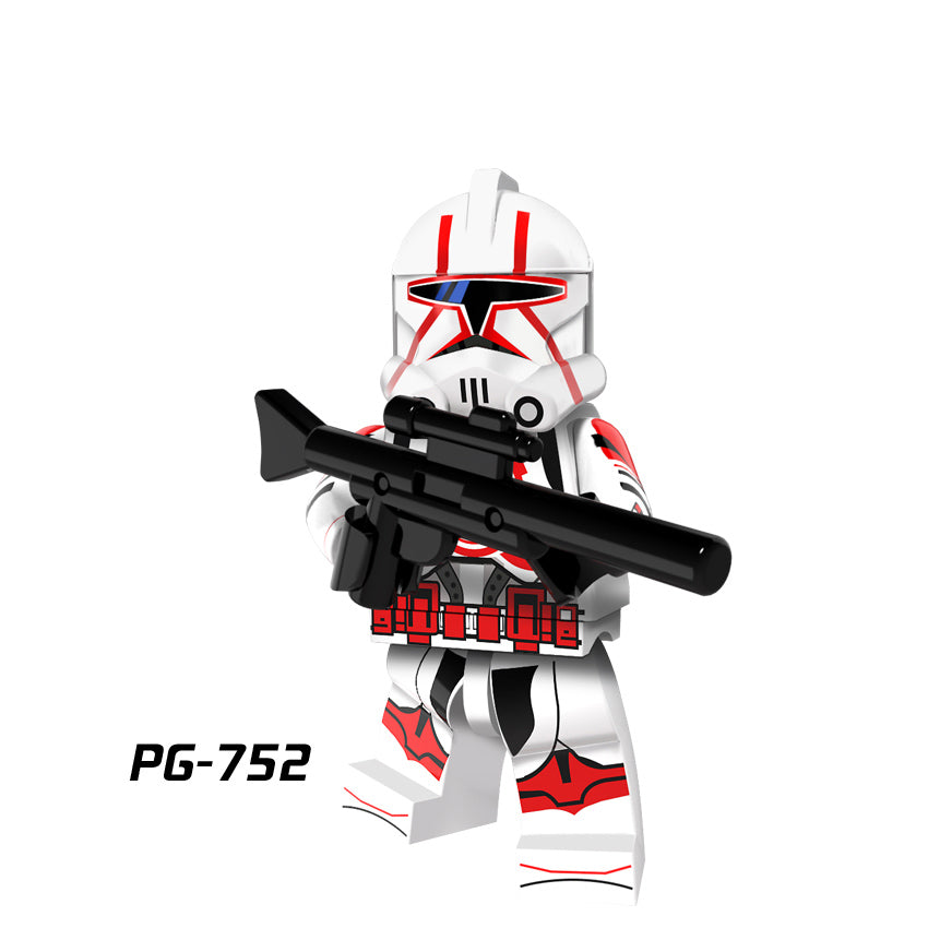 Star Wars Clone Trooper Brick Minifigure Custom Set