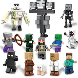 Minecraft Herobrine Brick Minifigure Custom Toy Set
