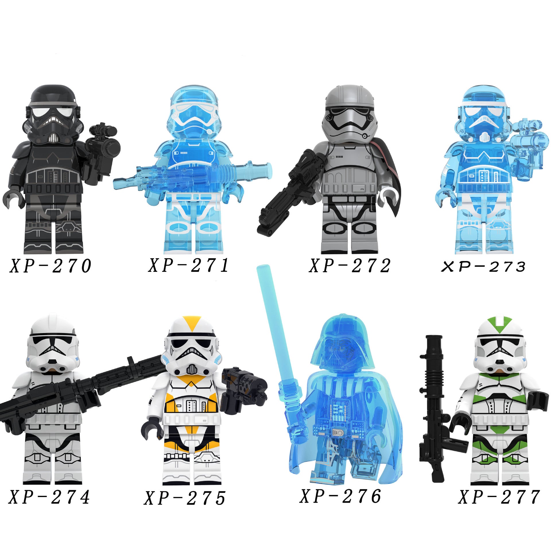 Star Wars Brick Minifigure Custom Set