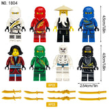 Old Man Snake Ninjago King Minifigures Custom Set