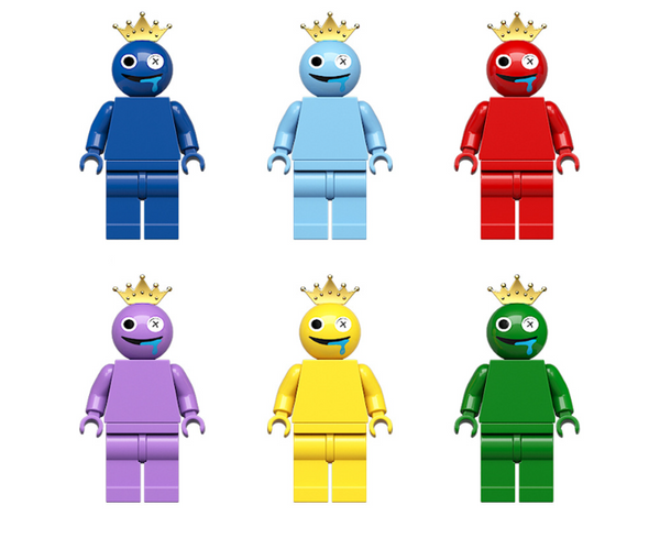 ROBLOX + LEGO] I made the RAINBOW FRIENDS at minifig scale! 