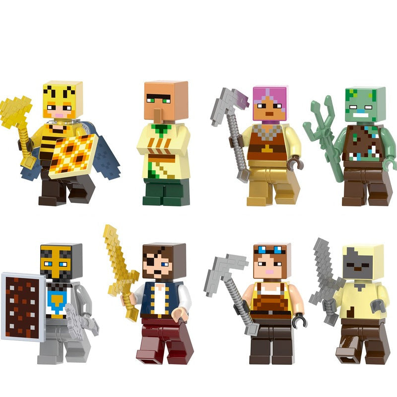 Minecraft Brick Minifigure Custom Set Series 4