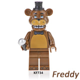 Five Nights at Freddy Brick Minifigure Custom Set