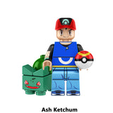 Ash_Ketchum_Bulbasaur_Pokemon_Brick_Minifigures_Custom_Set