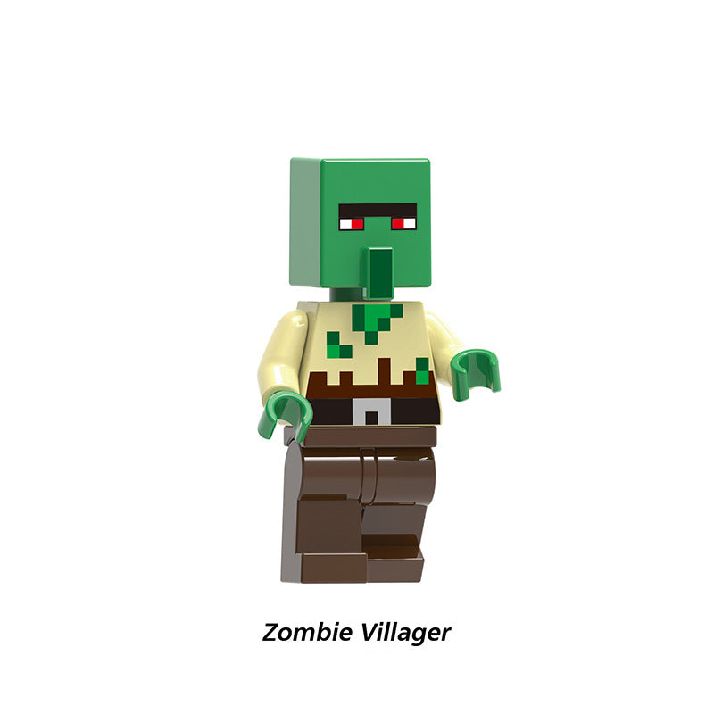 Minecraft Villager Building Brick Minifigure Custom Set