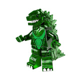 GREEN GODZILLA-Godzilla Brick Minifigure Custom Set