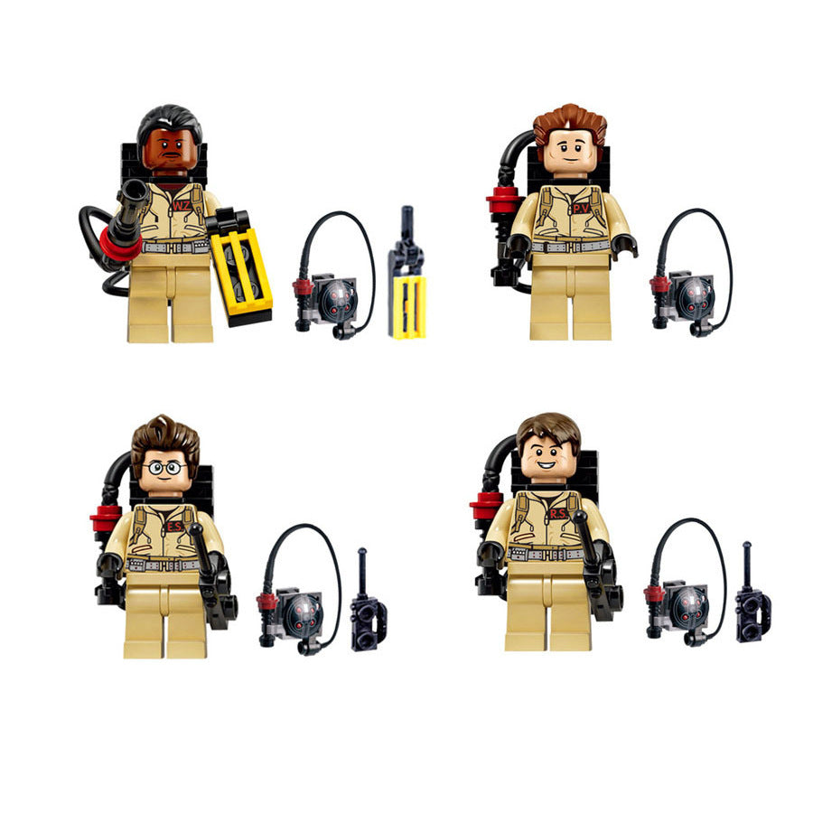 Ghostbusters Building Brick Minifigures Custom Set