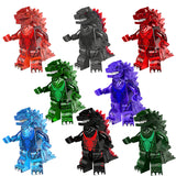 Godzilla Brick Minifigure Custom Set