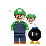 Luigi_Super_Mario_Bros_Brick_Minifigures_Custom_Set