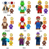 Mario Party Brick Minifigures Custom Toy Set
