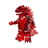 RED GODZILLA-Godzilla Brick Minifigure Custom Set