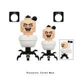 Skibidi Toilet Building Blocks 4-Pack Mini Figures Toys Series 3