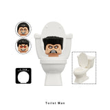 Skibidi Toilet Building Blocks 4-Pack Minifigures Toys Series 4
