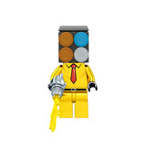 Skibidi Toilet Building Blocks 8-Pack Minifigures Toys Series 12