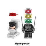 Skibidi Toilet Building Blocks 8-Pack Mini Figures Toys Series 2