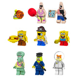 SpongeBob SquarePants Brick Minifigure Custom Set