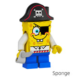 Sponge_SpongeBob_SquarePants_Brick_Minifigure_Custom_Set