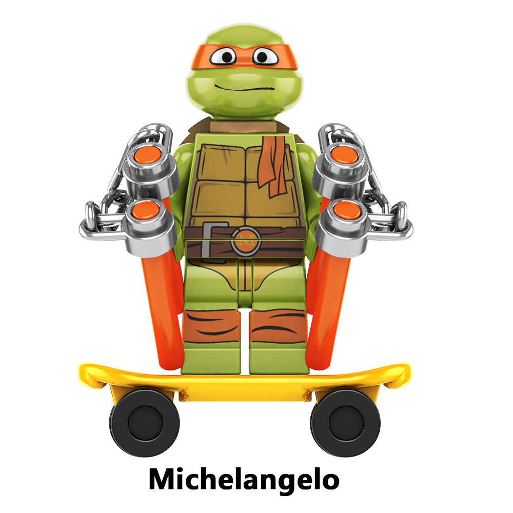 Teenage Mutant Ninja Turtles Minifigures Custom Set Toys Series 2