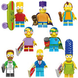 The Simpsons Brick Minifigures Custom Toy Set Series 1