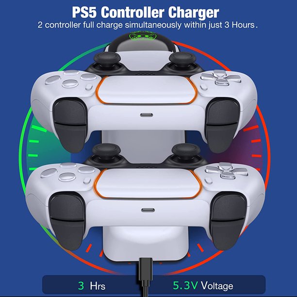 Controller Charger Station Docking Stand Compatible with Playstation 5