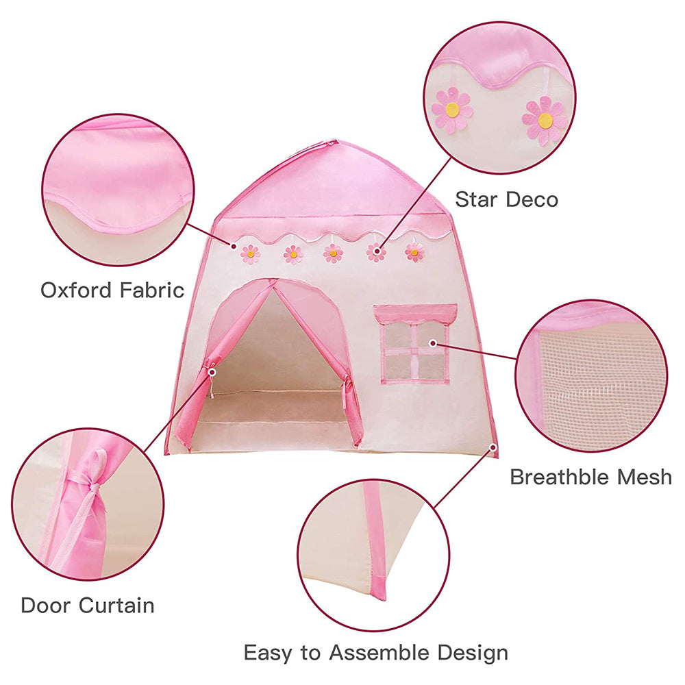 Princess Playhouse Pink Castle Pop-Up Kids' Play Tent